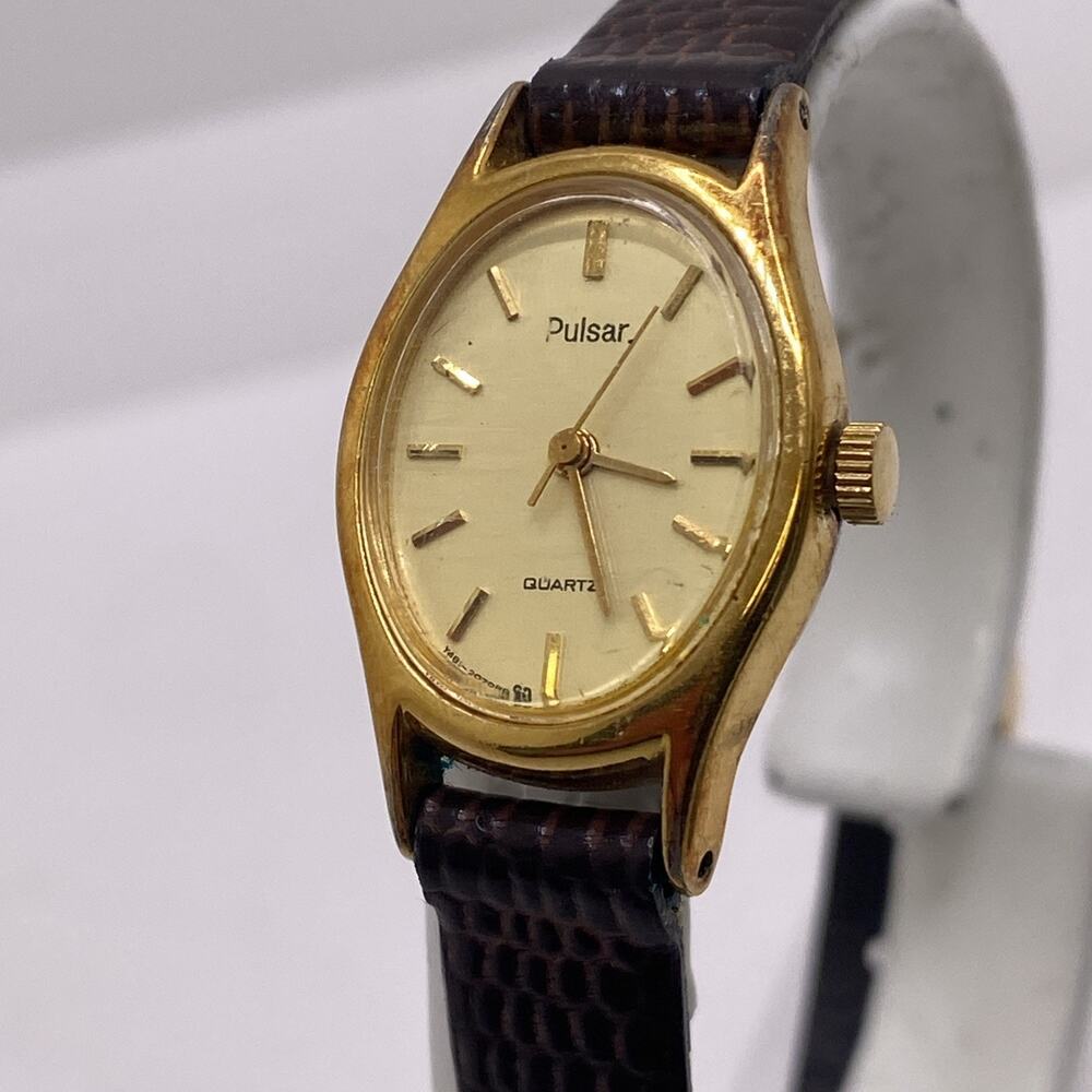 Pulsar By Seiko Womens Oval Watch Works New Battery